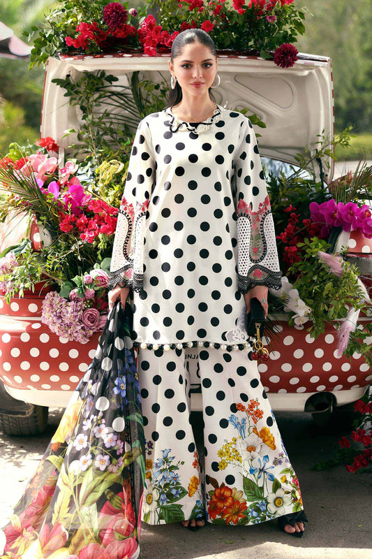 Maria B | M Prints 26 | MPT-3008-A - Luxury Dress - available at Maria Faisal in UK and USA.