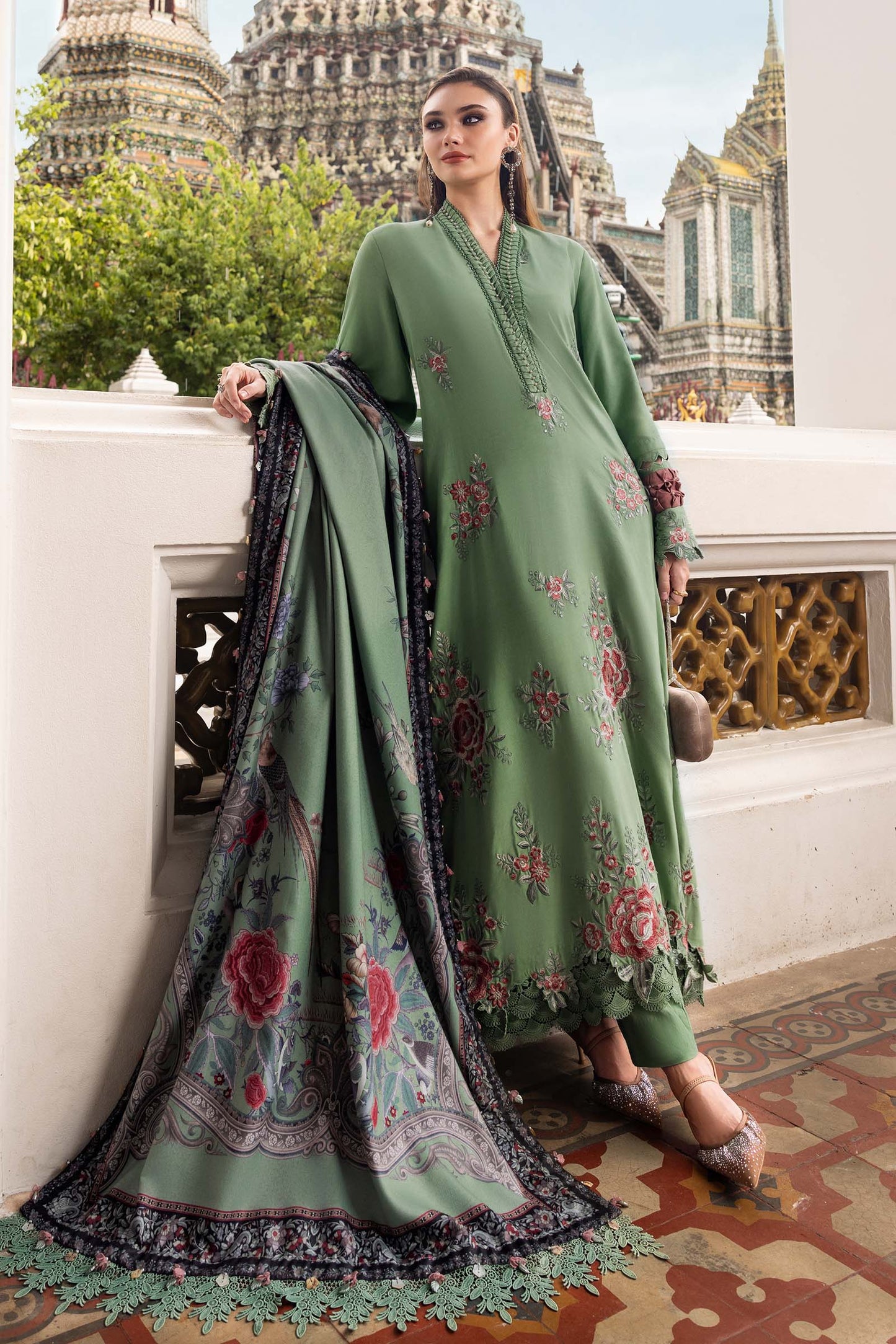 MPT-2808-A – authentic Pakistani dress from the M Prints Winter 25 collection for women in the UK