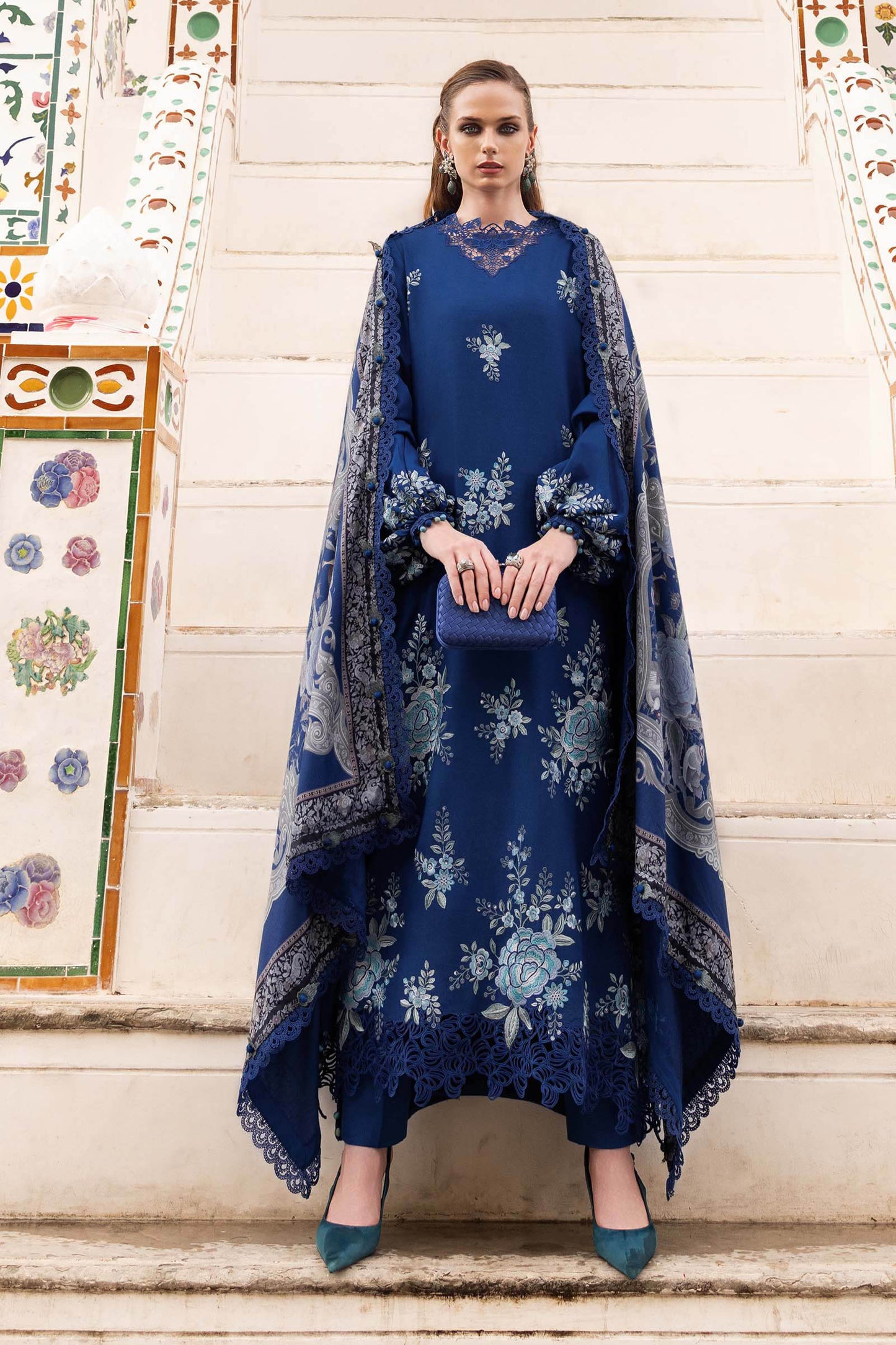 MPT-2808-B – authentic Pakistani dress from the M Prints Winter 25 collection for women in the UK