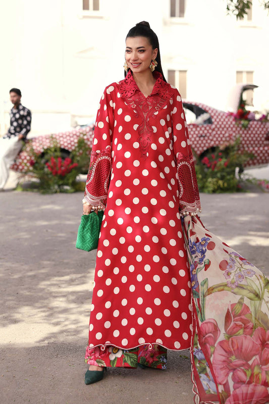 Maria B | M Prints 26 | MPT-3008-B - Luxury Dress - available at Maria Faisal in UK and USA.