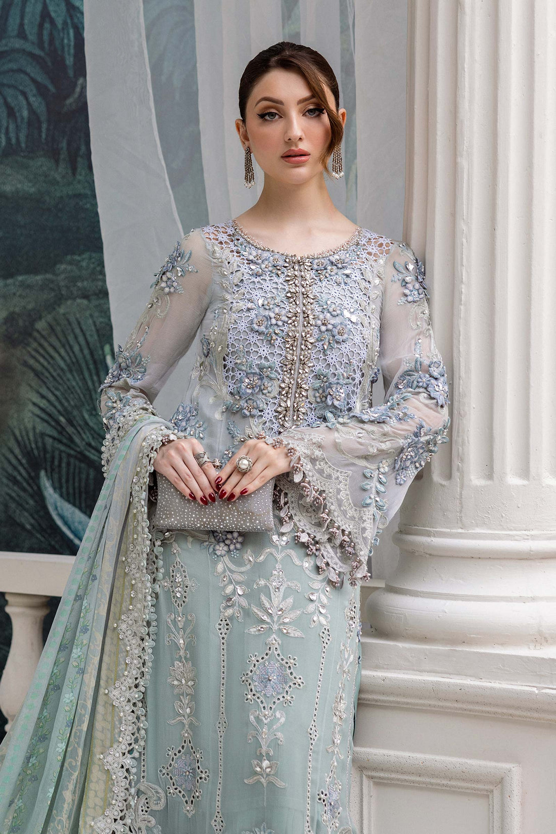 Maria B | Chiffon Formals 25 | MPC-25-108 - Ladies Clothes - Maria Faisal