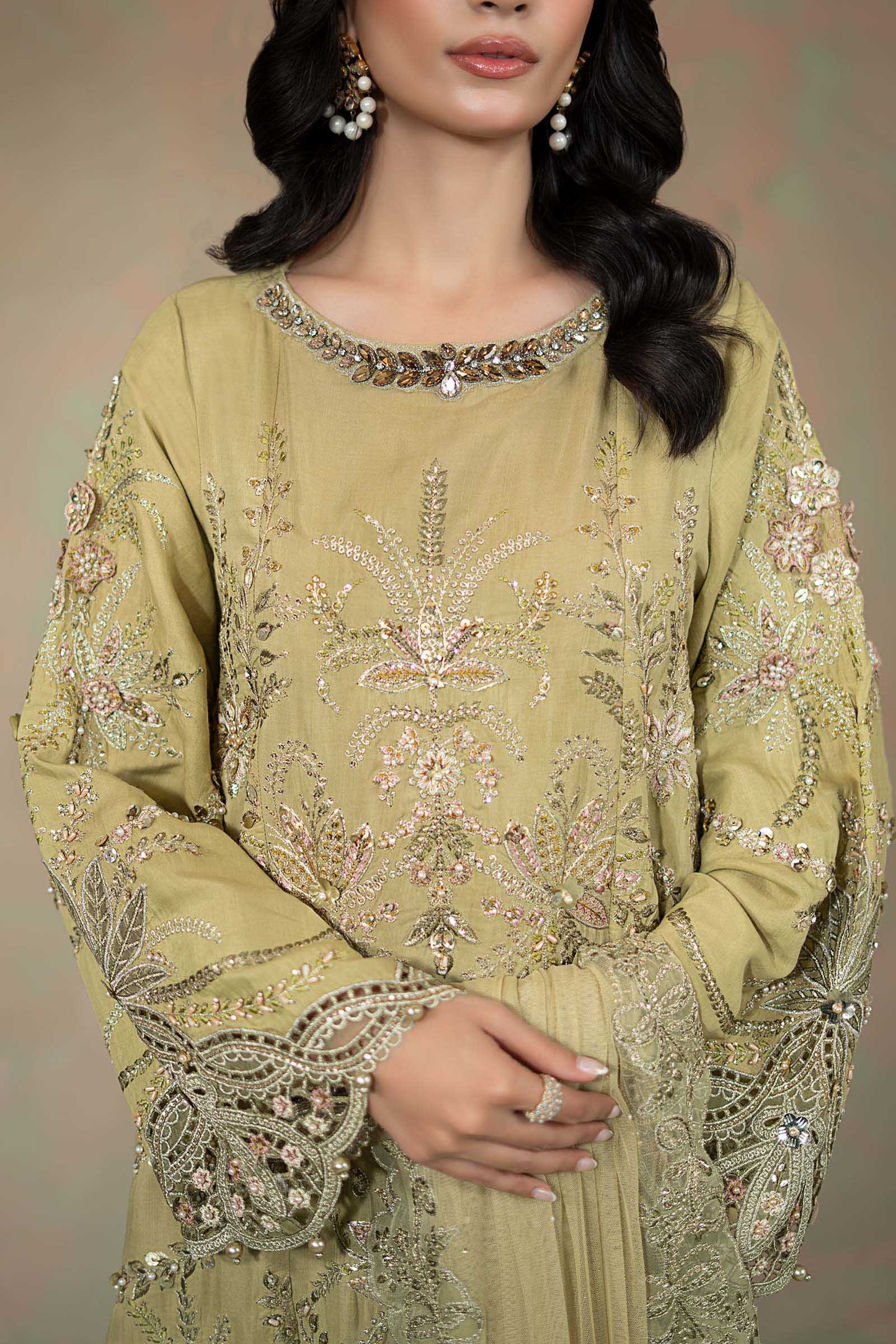 Maria B | Soiree Formals | WFS-09-08 - Formal Dress - available at Maria Faisal in UK and USA.