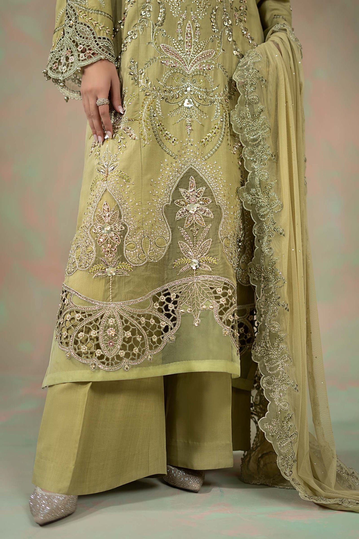 Maria B | Soiree Formals | WFS-09-08 - Formal Dress - available at Maria Faisal in UK and USA.