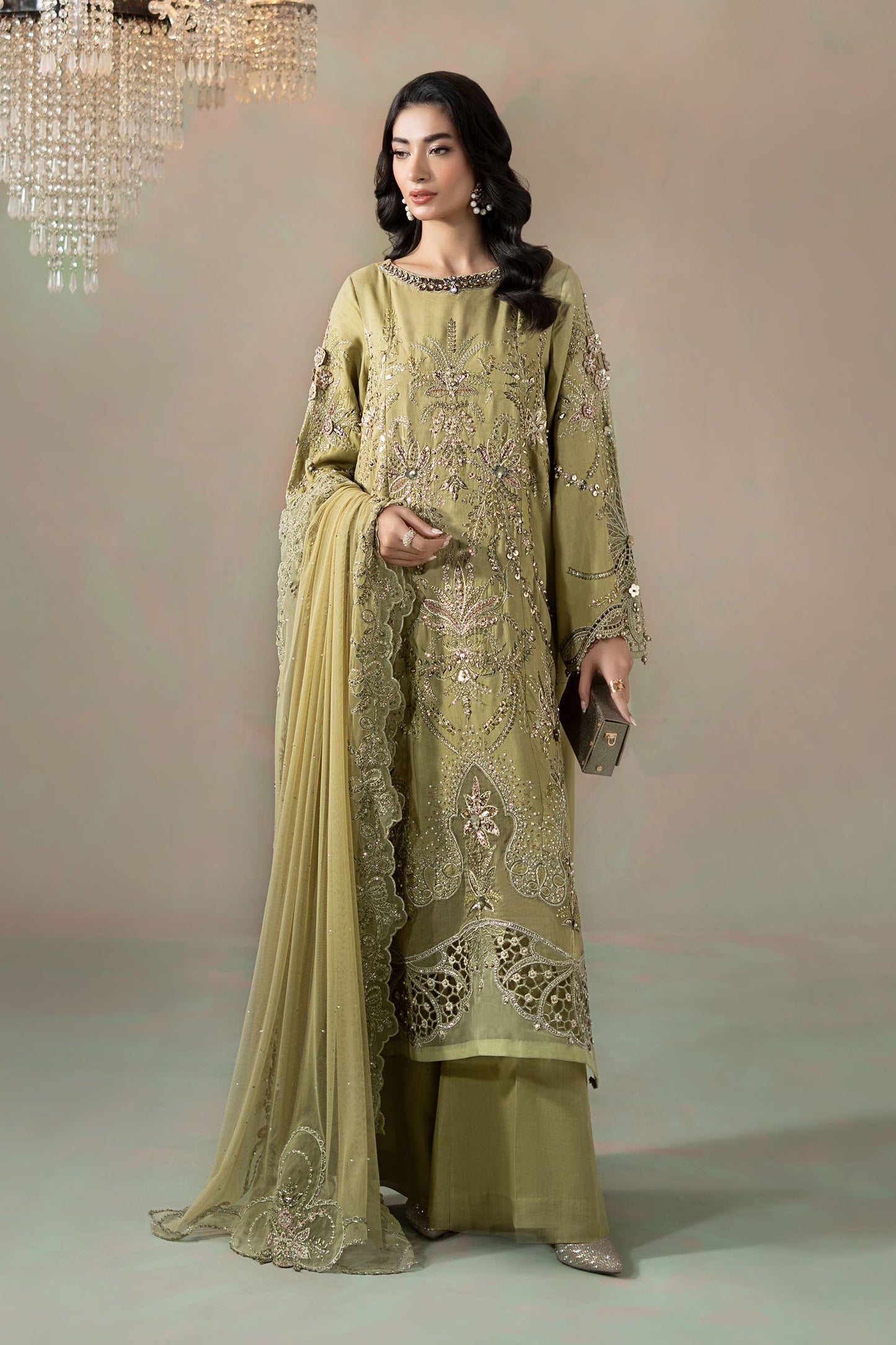 Maria B | Soiree Formals | WFS-09-08 - Formal Dress - available at Maria Faisal in UK and USA.