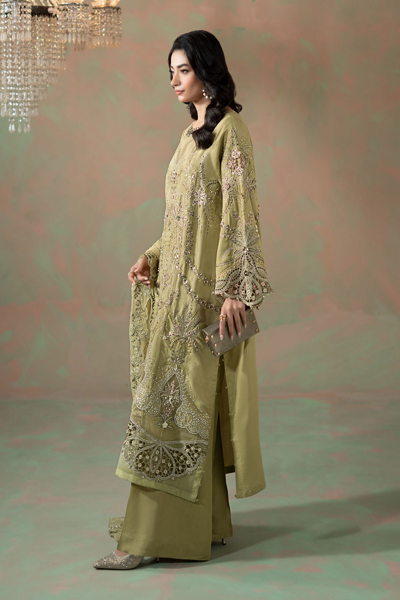 Maria B | Soiree Formals | WFS-09-08 - Formal Dress - available at Maria Faisal in UK and USA.