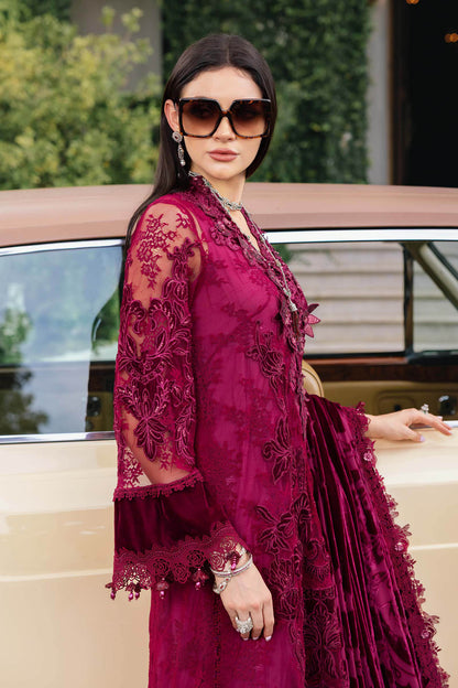Maria B | Winter Luxe 25 | WL-1308 - Casual Dress - available at Maria Faisal in UK and USA.