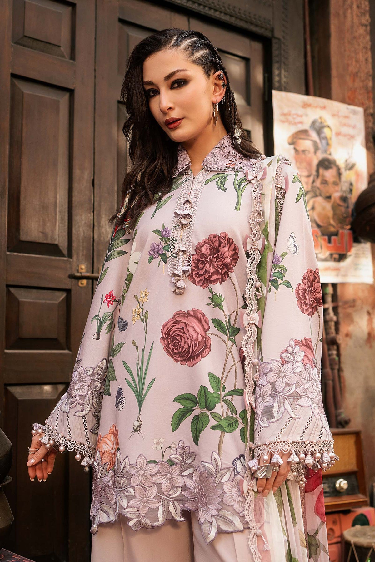 Maria B | M Prints Winter Fall 2026 | MPT-3109-A - Luxury Dress - available at Maria Faisal in UK and USA.