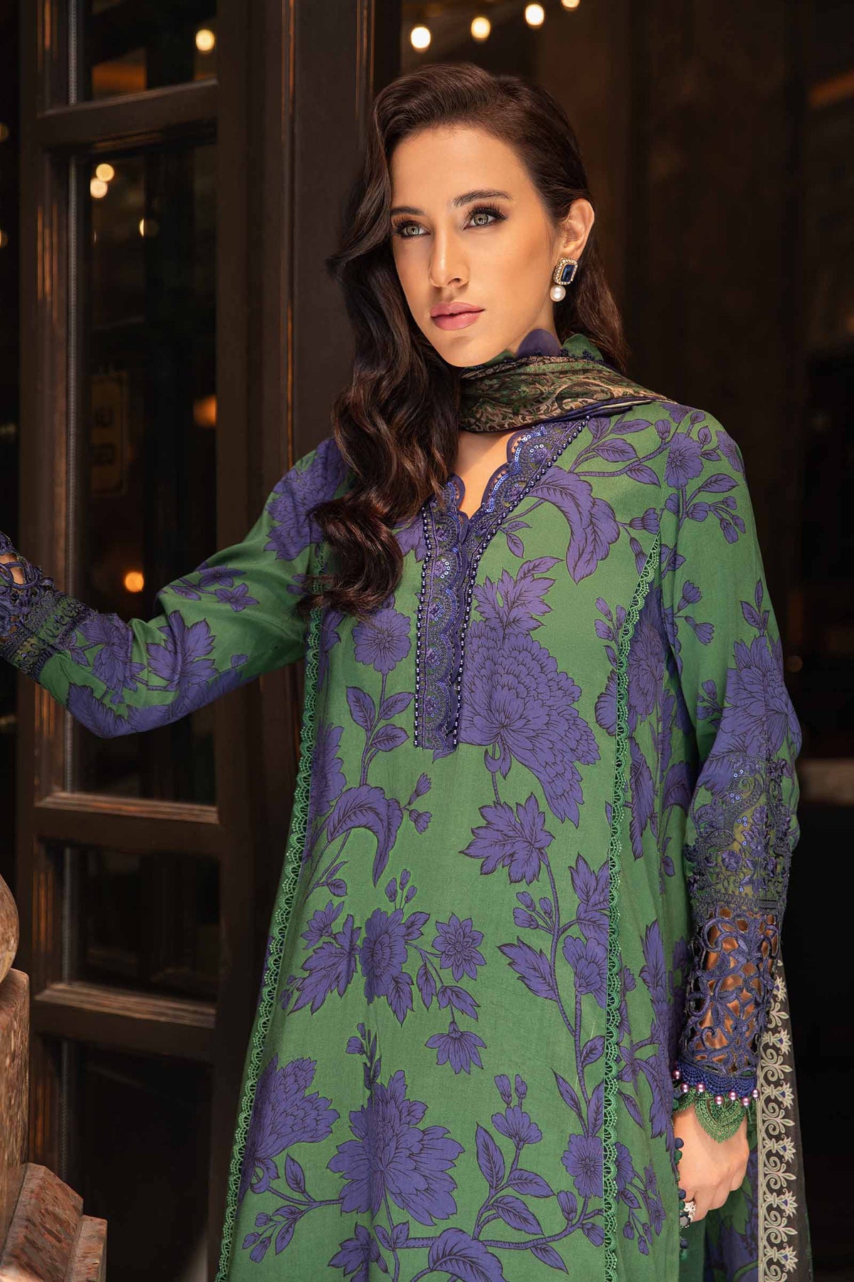 Maria B | M Prints Fall Edit 24 | MPT-2309-B - Ladies Clothes - Maria Faisal
