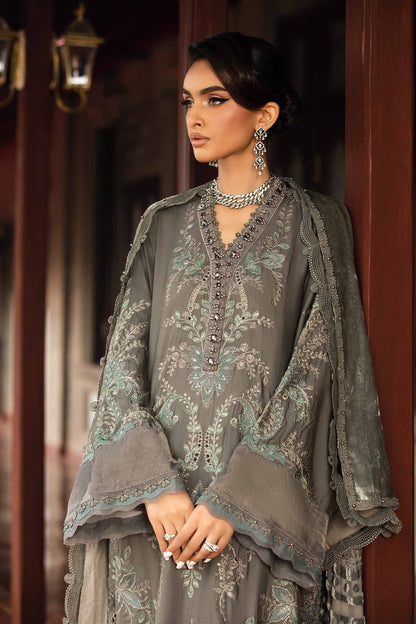 Maria B | Winter Luxe 24 | Velvet DL-1209 - Ladies Clothes - Maria Faisal
