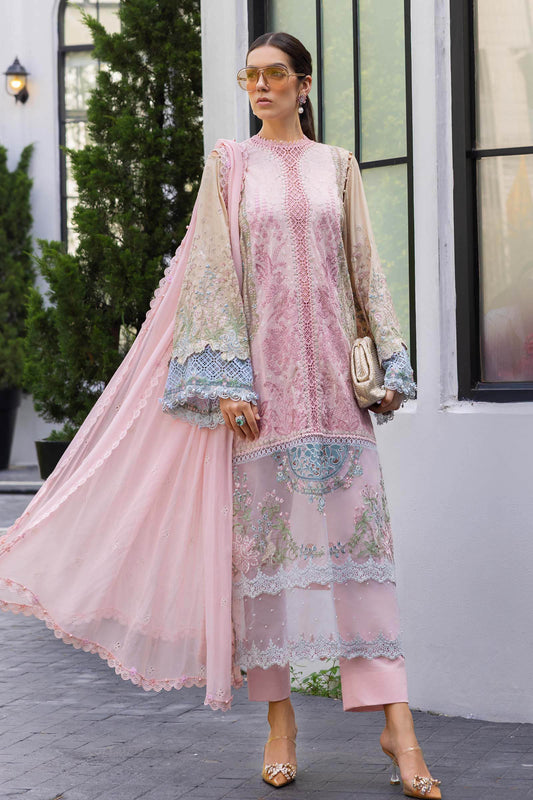 Maria B | luxury Lawn 26 | EL-26-09 - Luxury Dress - available at Maria Faisal in UK and USA.