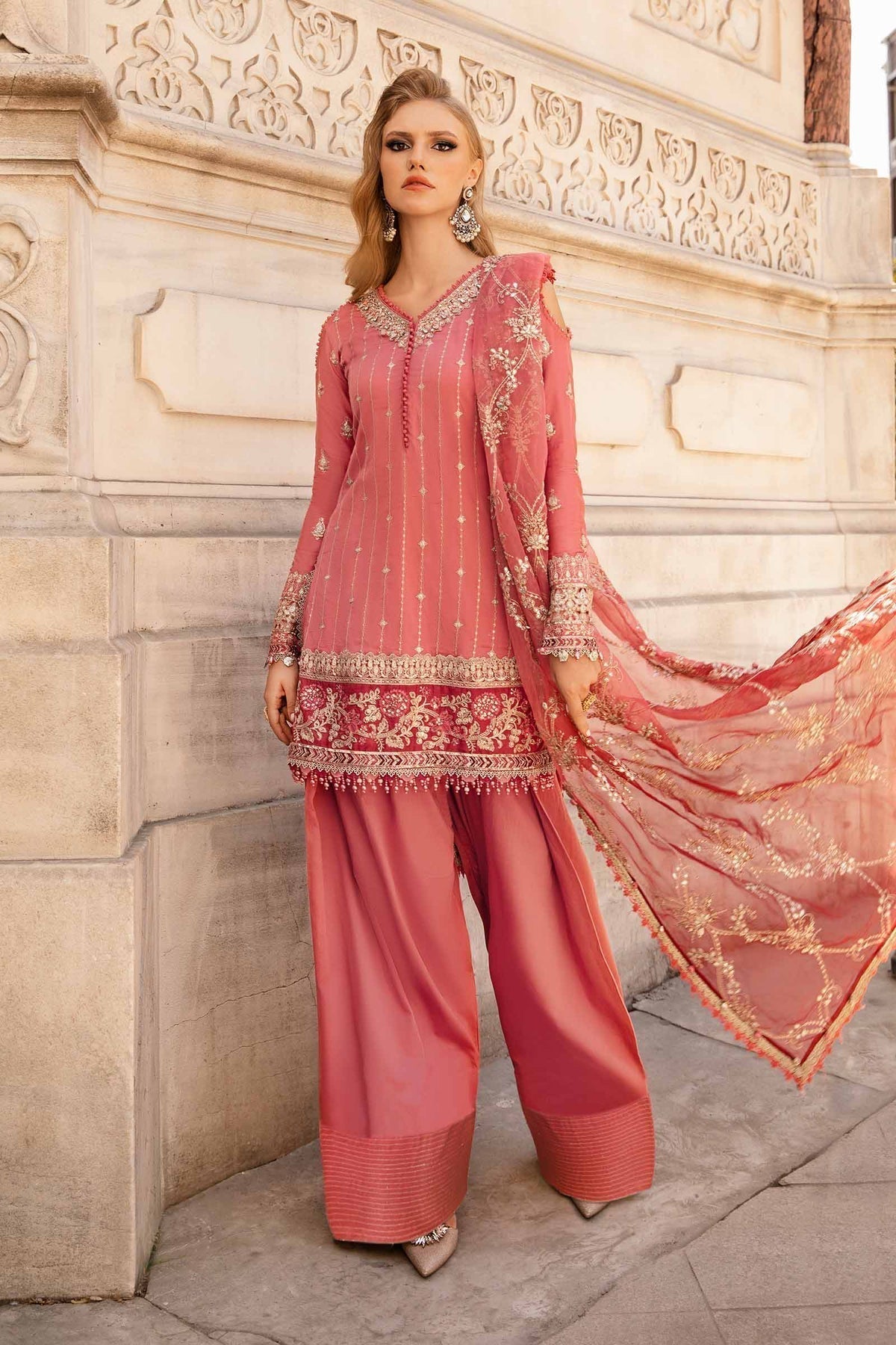 Maria B | Sateen Formals 24 | CST-809 - Ladies Clothes - Maria Faisal