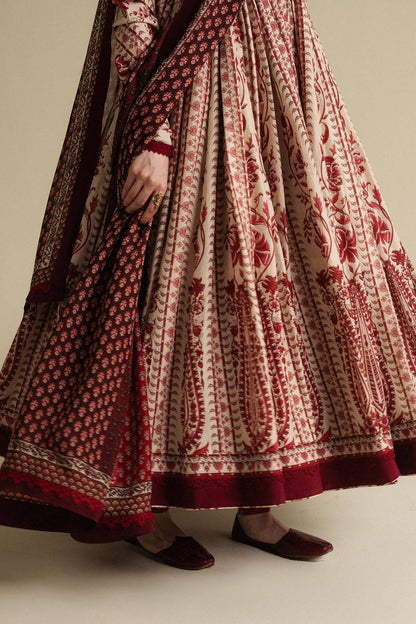 Zara Shahjahan | Anarkali 2025 | Kashmiri by Maria Faisal - Registered Vendor of : Zara Shahjahan - type : Ladies Clothes - 100% original wedding dresses