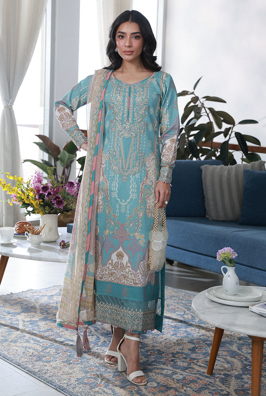 Gulaal | Delia Lawn | Eidra - Luxury Dress - available at Maria Faisal in UK and USA.