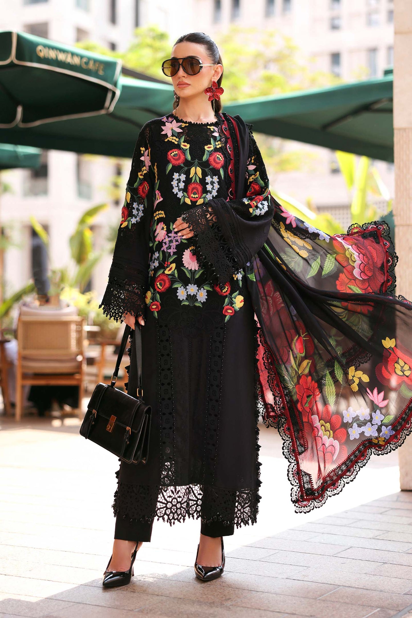 Maria B | Lawn 26 | D-2610-B - Luxury Dress - available at Maria Faisal in UK and USA.