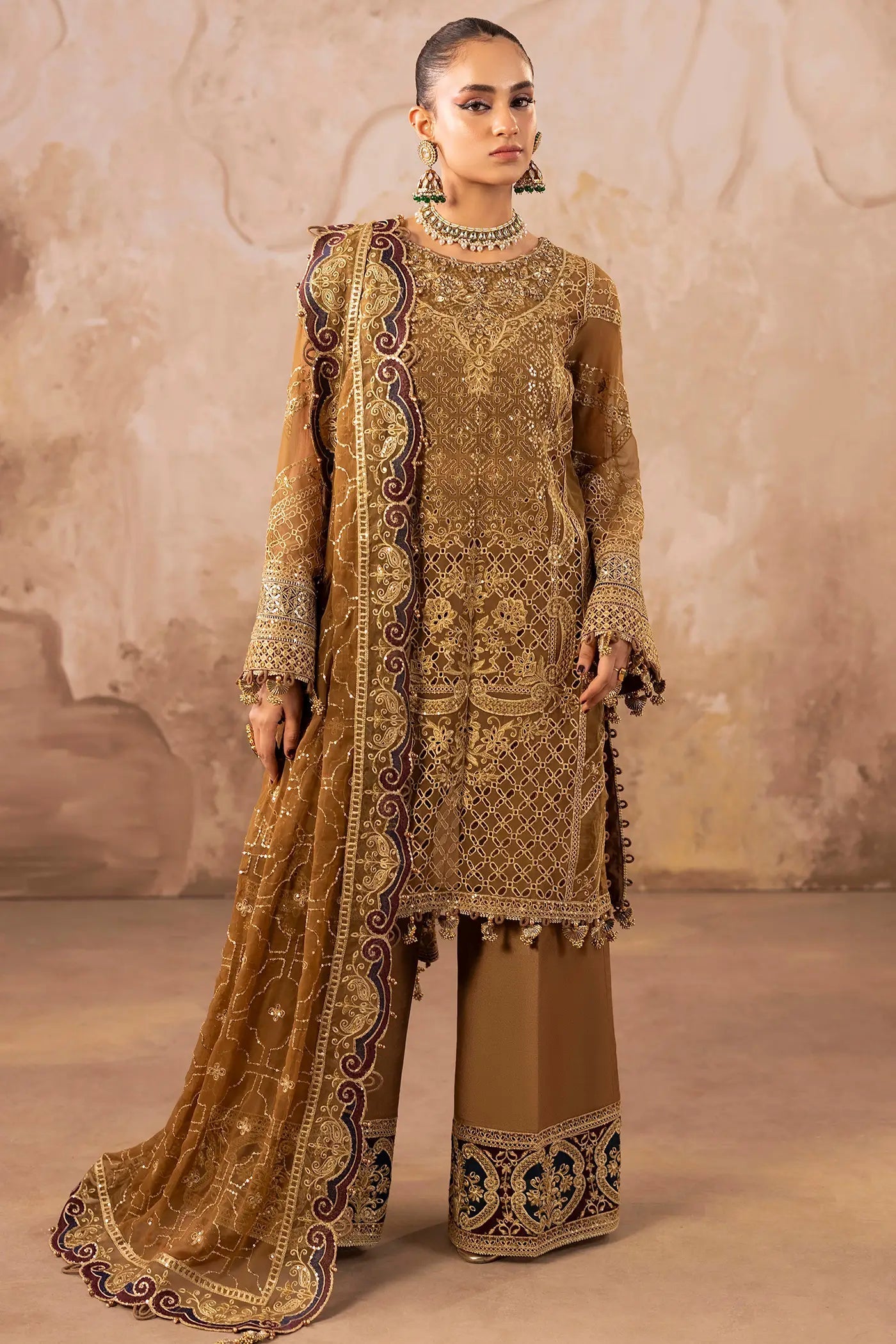 Adans Libas | Barroco Formals 25 | Barroco 1559 - Formal Dress - available at Maria Faisal in UK and USA.
