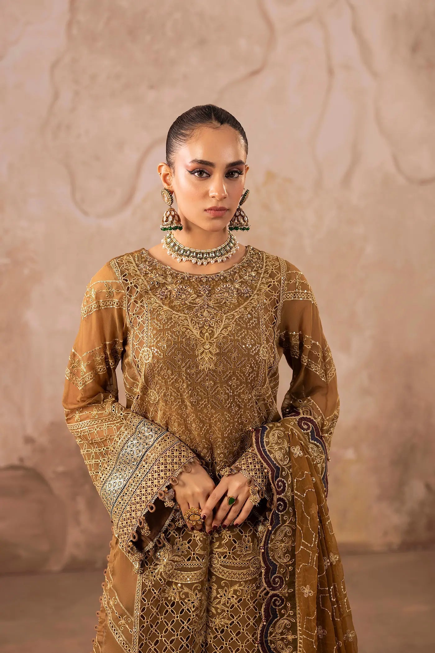 Adans Libas | Barroco Formals 25 | Barroco 1559 - Formal Dress - available at Maria Faisal in UK and USA.