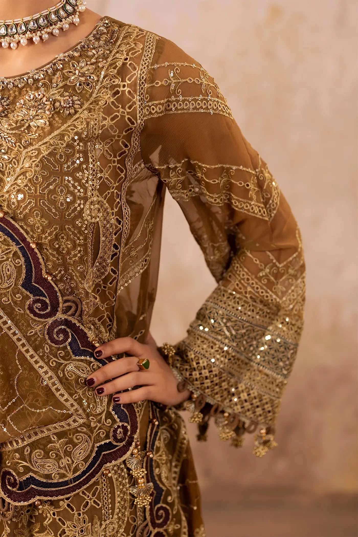 Adans Libas | Barroco Formals 25 | Barroco 1559 - Formal Dress - available at Maria Faisal in UK and USA.