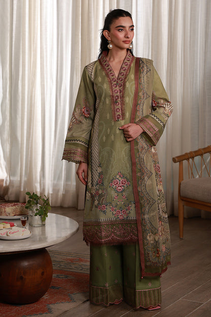 Gulaal | Delia Lawn 26 | Alma - Luxury Dress - available at Maria Faisal in UK and USA.