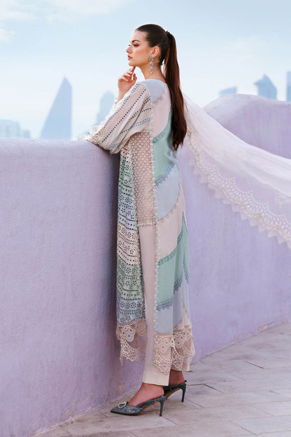 Maria B | Lawn 26 | D-2612-A - Luxury Dress - available at Maria Faisal in UK and USA.
