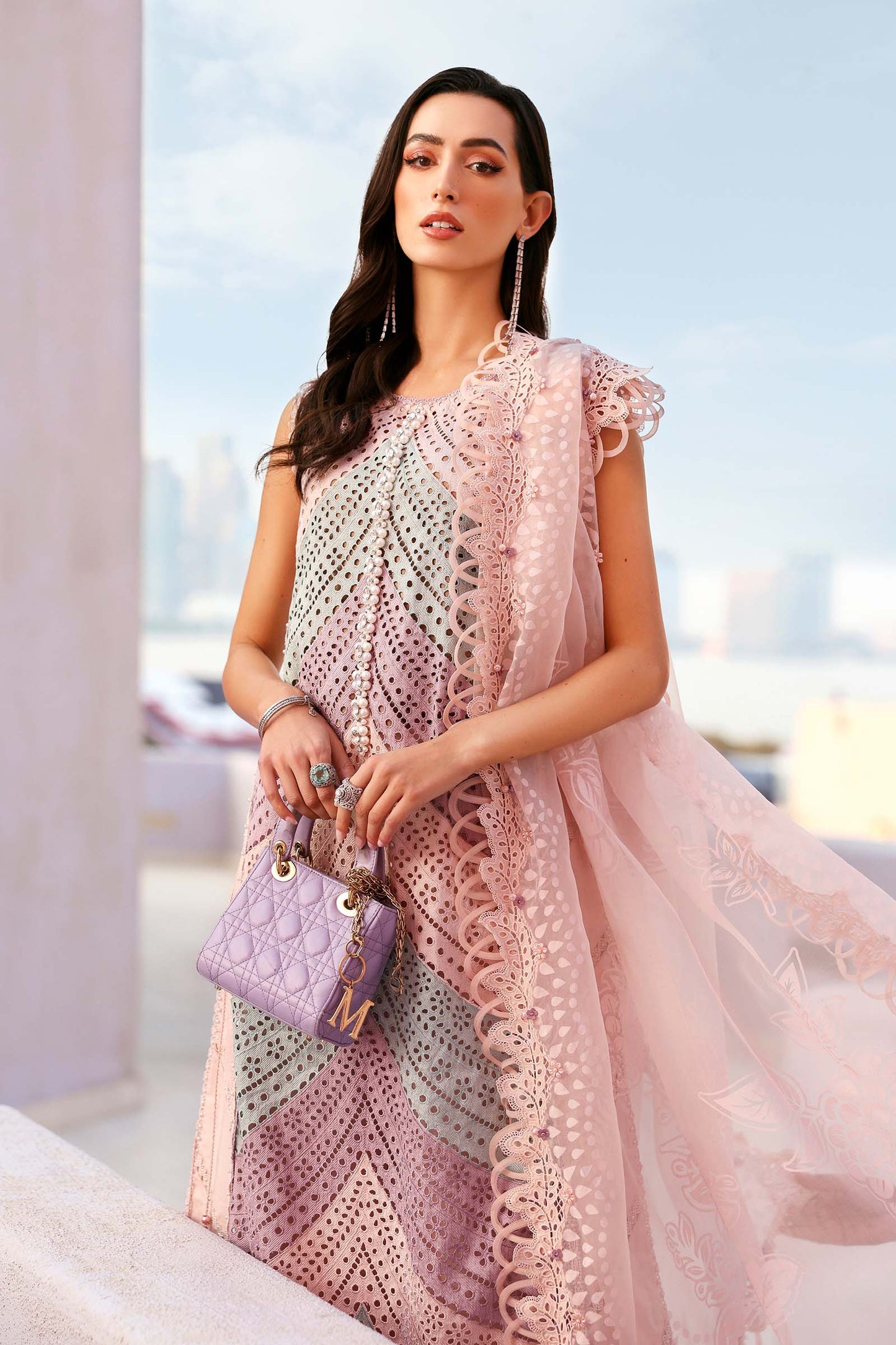 Maria B | Lawn 26 | D-2612-B - Luxury Dress - available at Maria Faisal in UK and USA.