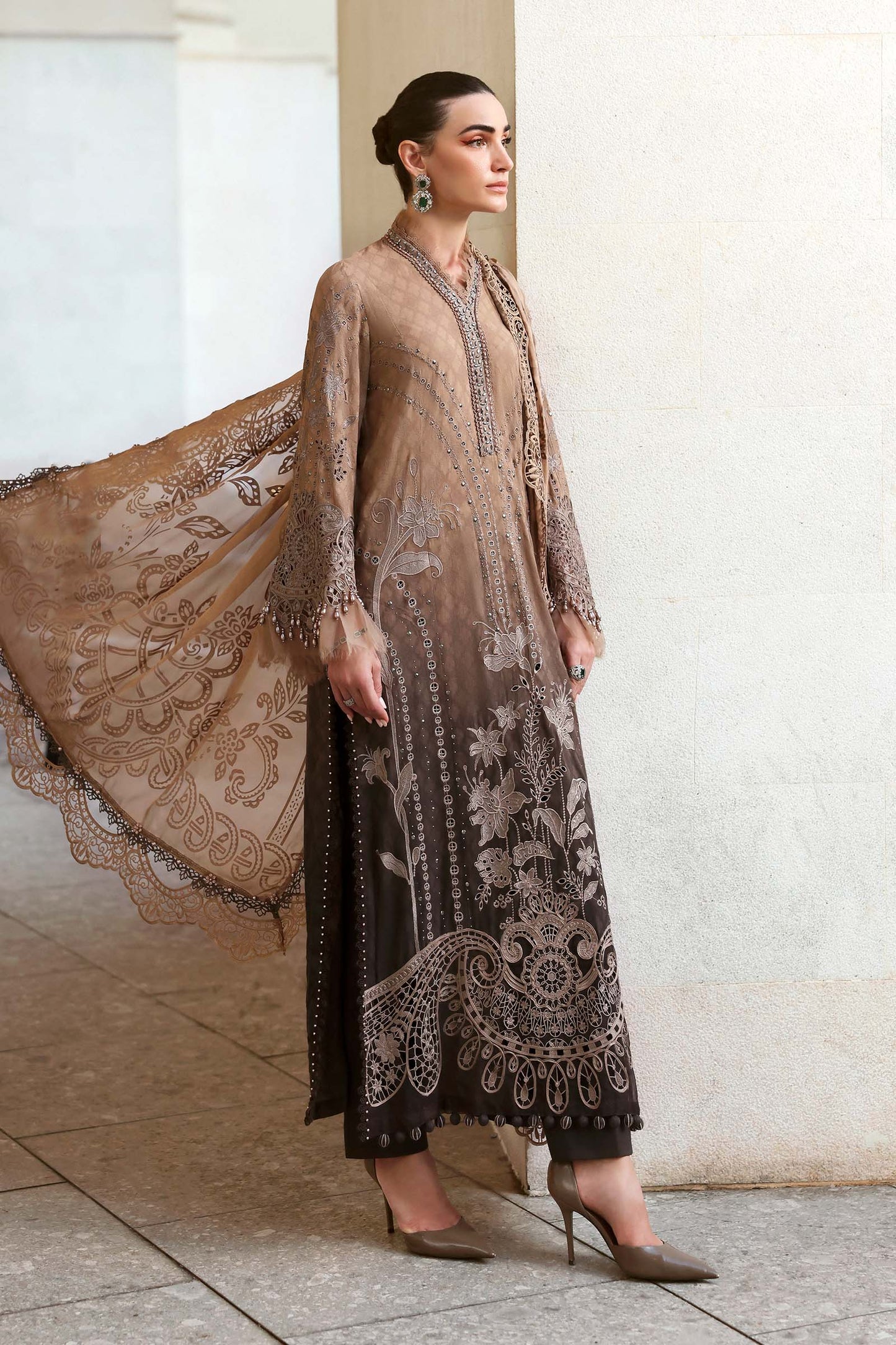 Maria B | Lawn 26 | D-2601-A - Luxury Dress - available at Maria Faisal in UK and USA.
