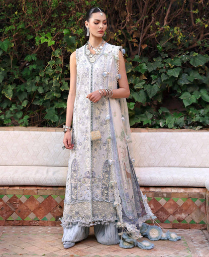 Republic Womenswear | Reine Luxury Lawn 26 | Iris - Dress - available at Maria Faisal in UK and USA.