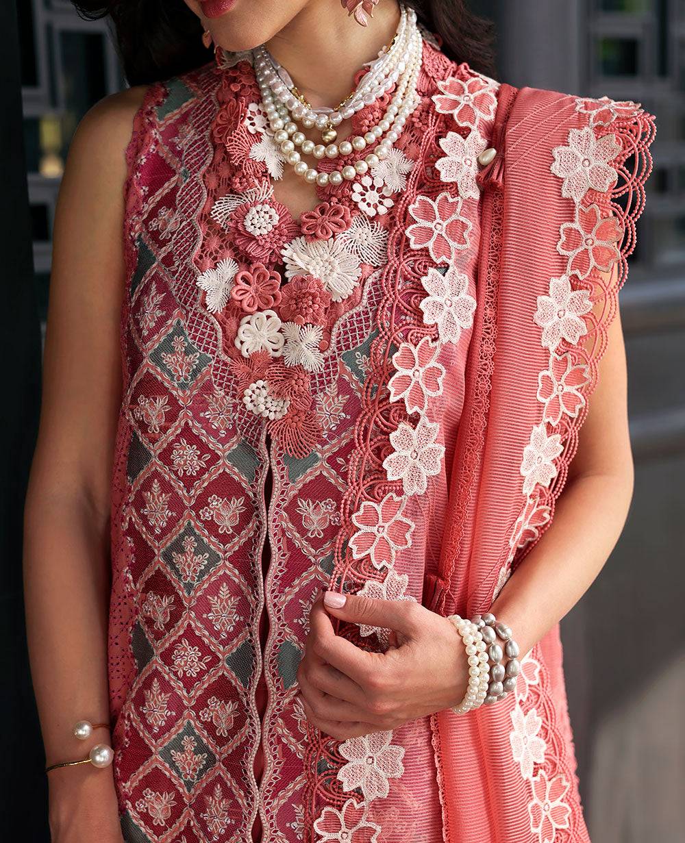 Republic Womenswear | Kalani Eid Luxury Lawn 25 | D1-A - Ayra by Maria Faisal - Registered Vendor of : Republic Womenswear - type : Ladies Clothes - 100% original wedding dresses