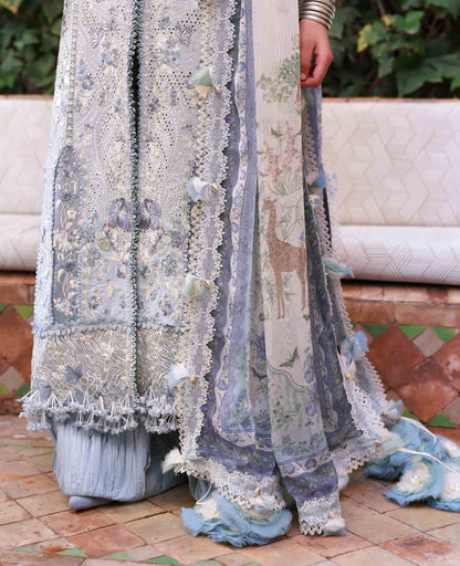 Republic Womenswear | Reine Luxury Lawn 26 | Iris - Dress - available at Maria Faisal in UK and USA.