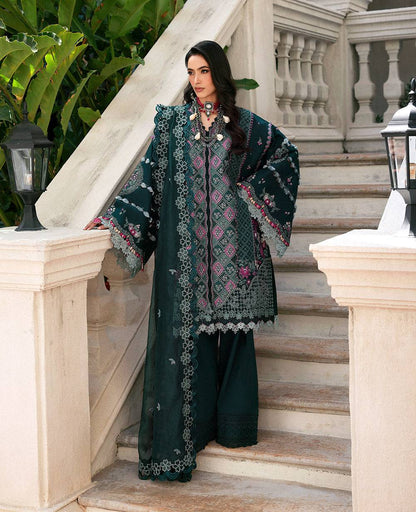 Republic Womenswear | Kalani Eid Luxury Lawn 25 | D1-B - Zehra by Maria Faisal - Registered Vendor of : Republic Womenswear - type : Ladies Clothes - 100% original wedding dresses