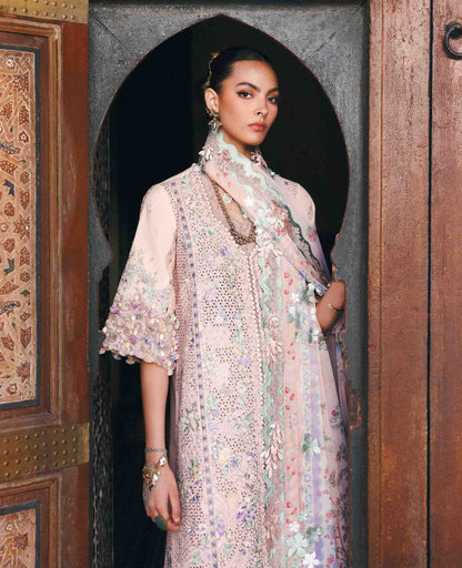Republic Womenswear | Reine Luxury Lawn 26 | Dahlia - Dress - available at Maria Faisal in UK and USA.