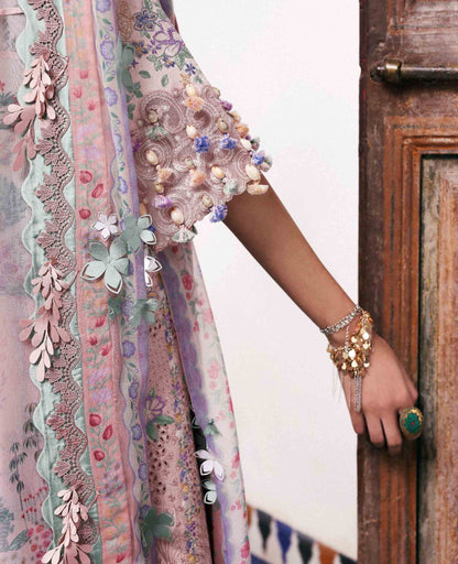 Republic Womenswear | Reine Luxury Lawn 26 | Dahlia - Dress - available at Maria Faisal in UK and USA.