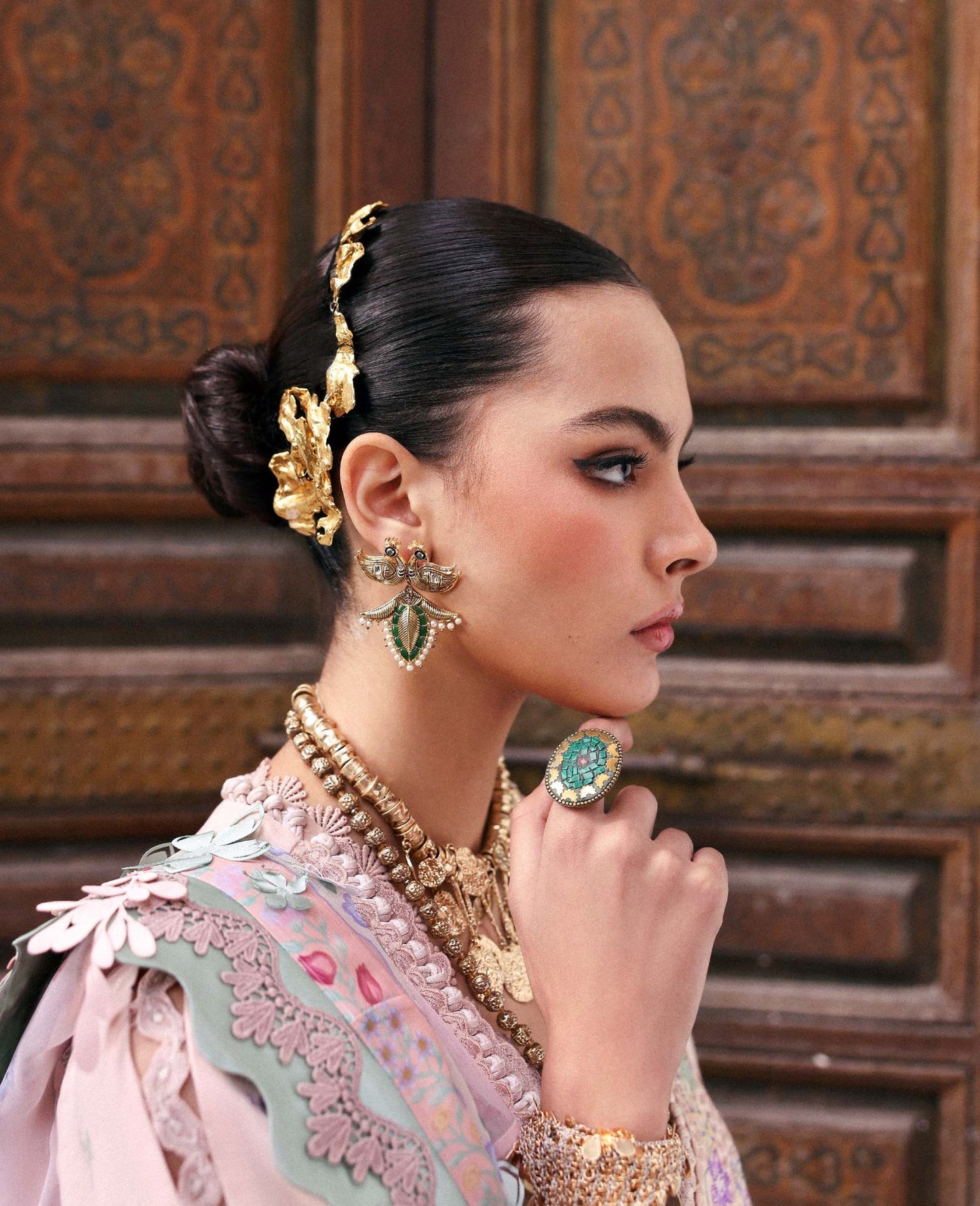 Republic Womenswear | Reine Luxury Lawn 26 | Dahlia - Dress - available at Maria Faisal in UK and USA.