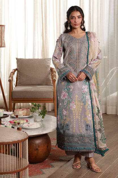 Gulaal | Delia Lawn 26 | Orra - Luxury Dress - available at Maria Faisal in UK and USA.