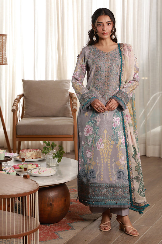 Gulaal | Delia Lawn 26 | Orra - Luxury Dress - available at Maria Faisal in UK and USA.