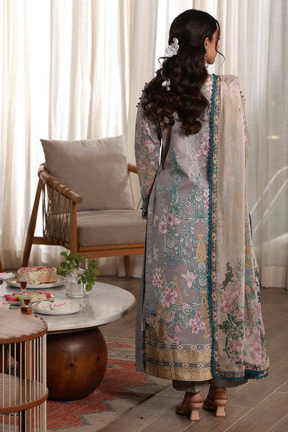 Gulaal | Delia Lawn 26 | Orra - Luxury Dress - available at Maria Faisal in UK and USA.