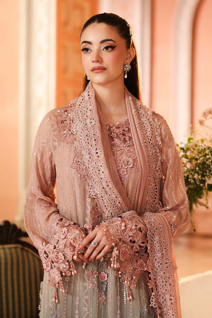 Maria B | Royale Tea Affair | MPC-26-202-Ombre Blossom - Formal Dress - available at Maria Faisal in UK and USA.
