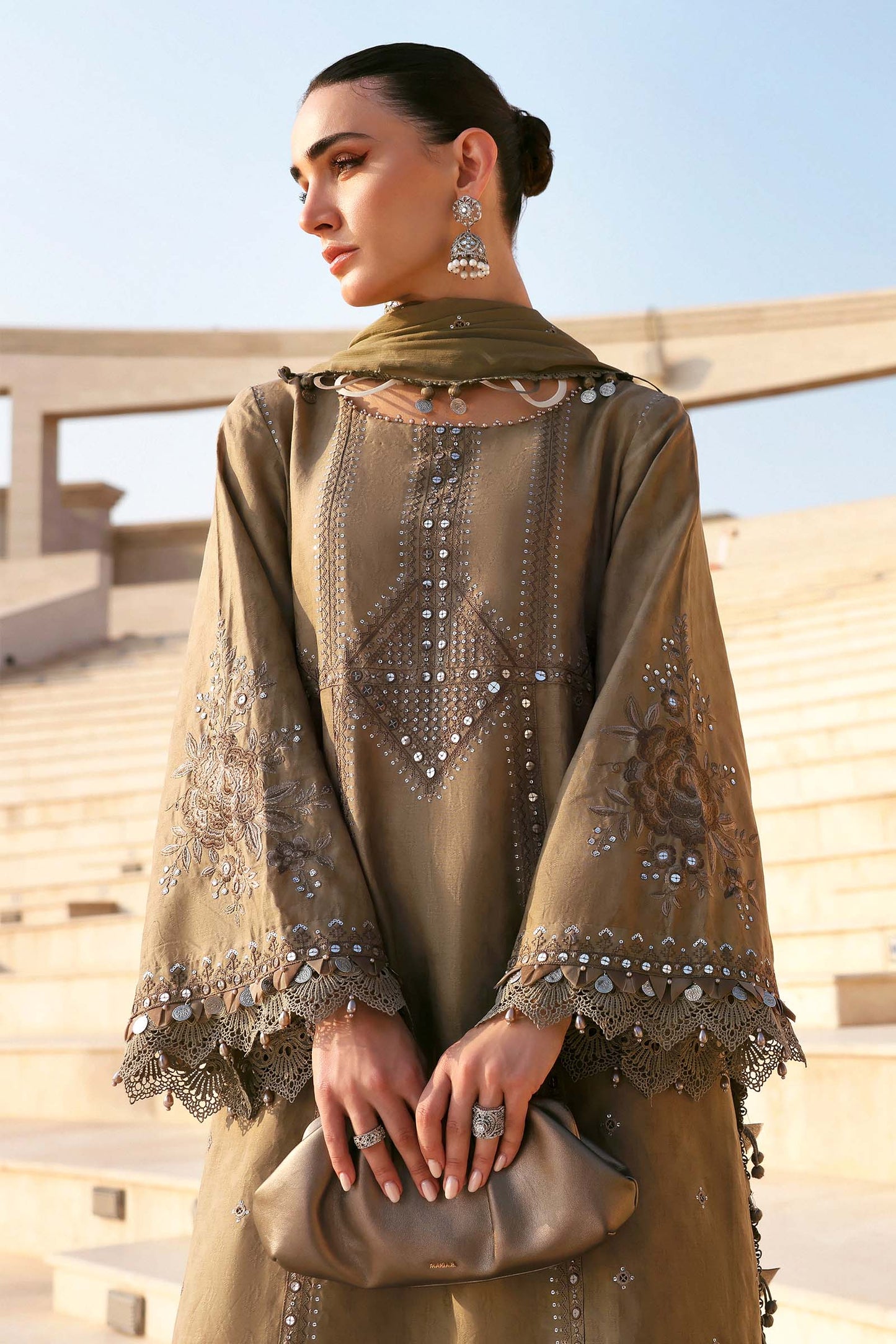 Maria B | Lawn 26 | D-2602-A - Luxury Dress - available at Maria Faisal in UK and USA.