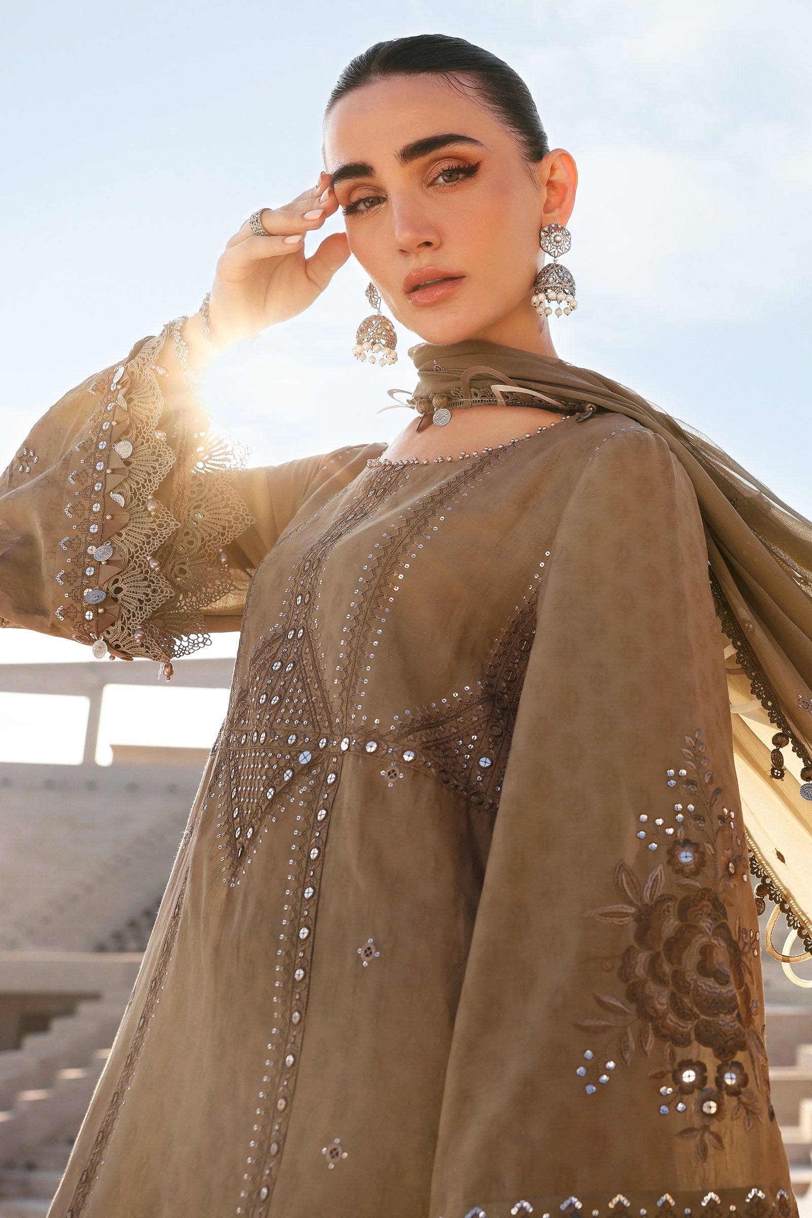 Maria B | Lawn 26 | D-2602-A - Luxury Dress - available at Maria Faisal in UK and USA.
