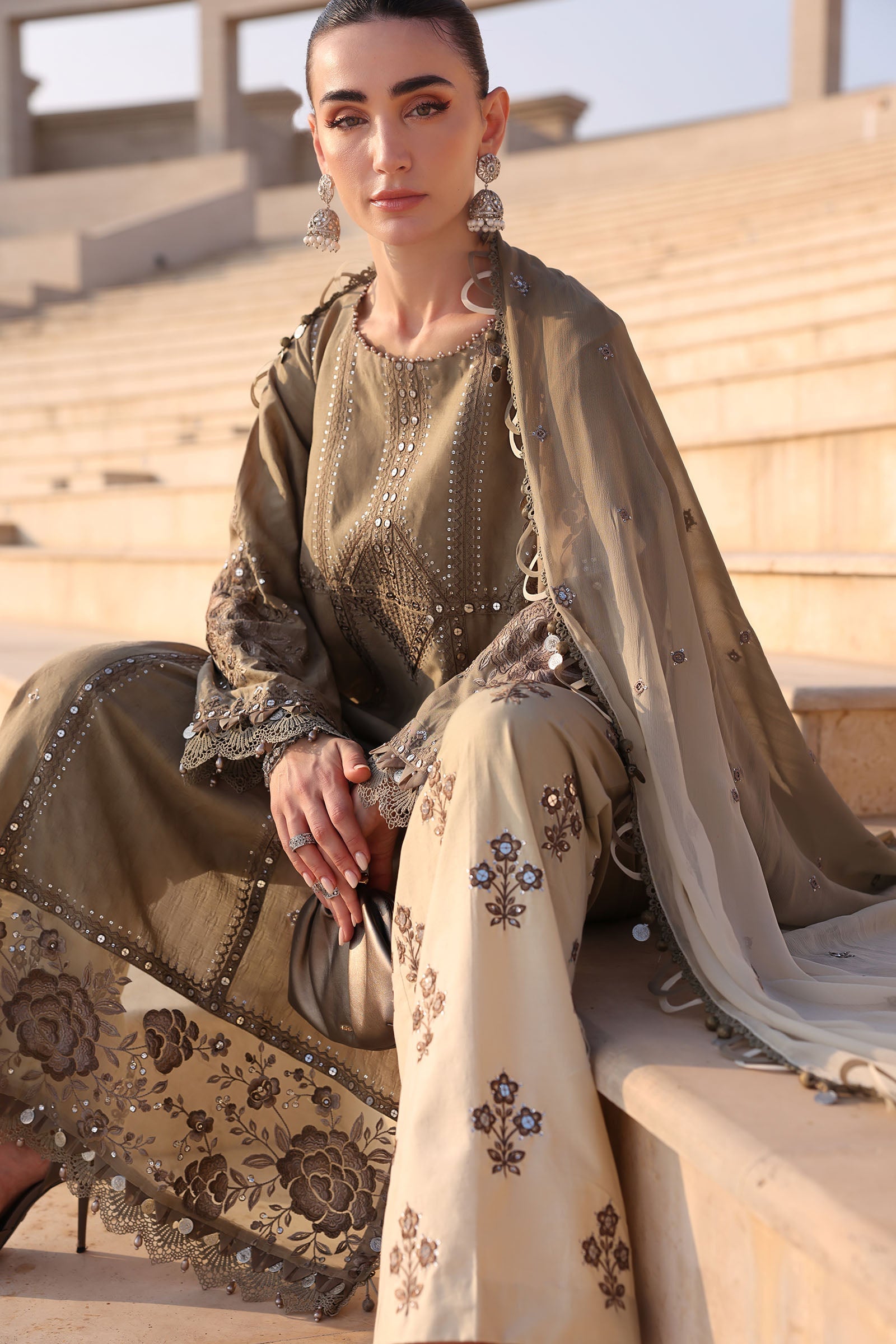 Maria B | Lawn 26 | D-2602-A - Luxury Dress - available at Maria Faisal in UK and USA.