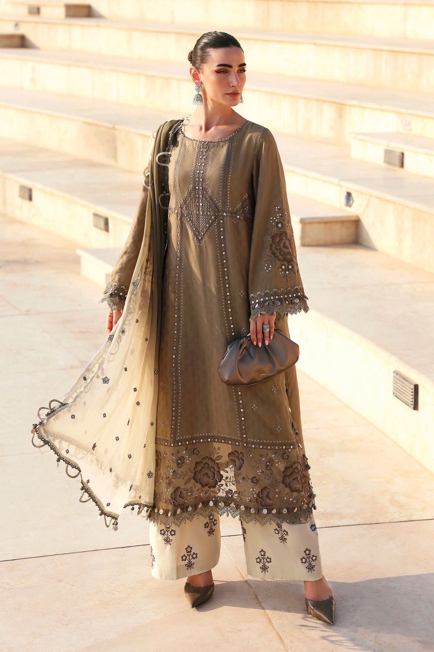 Maria B | Lawn 26 | D-2602-A - Luxury Dress - available at Maria Faisal in UK and USA.