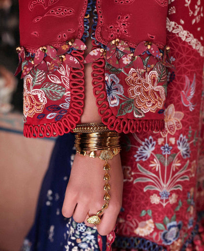Republic Womenswear | Reine Luxury Lawn 26 | Belle Rosee - Dress - available at Maria Faisal in UK and USA.