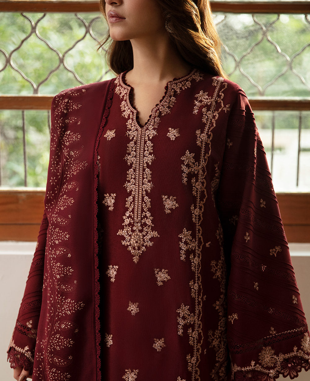 Republic Womenswear | Rosalee Winter 24 |  D2 (Inara) - Ladies Clothes - Maria Faisal