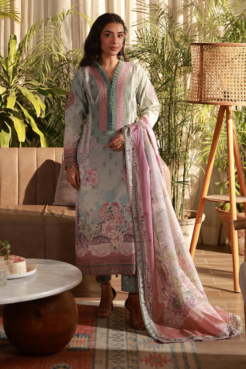 Gulaal | Delia Lawn | Elys - Luxury Dress - available at Maria Faisal in UK and USA.