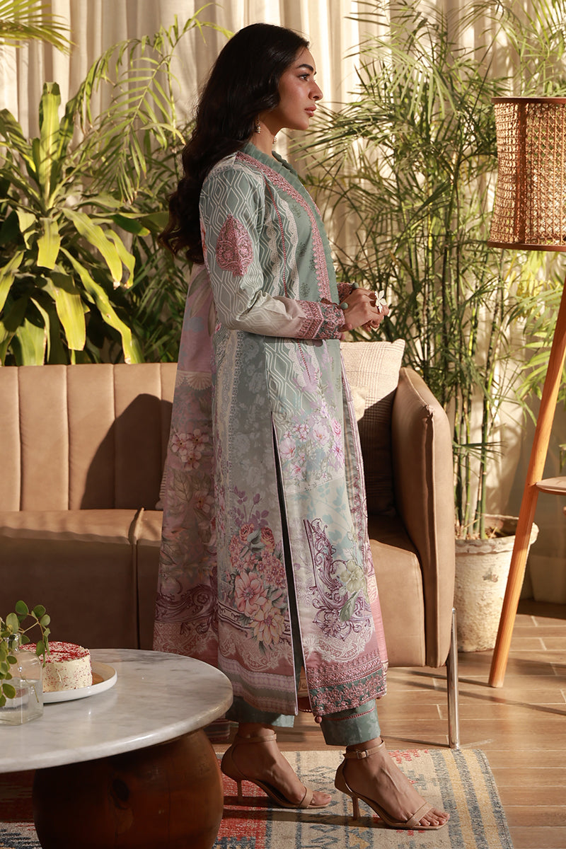 Gulaal | Delia Lawn | Elys - Luxury Dress - available at Maria Faisal in UK and USA.