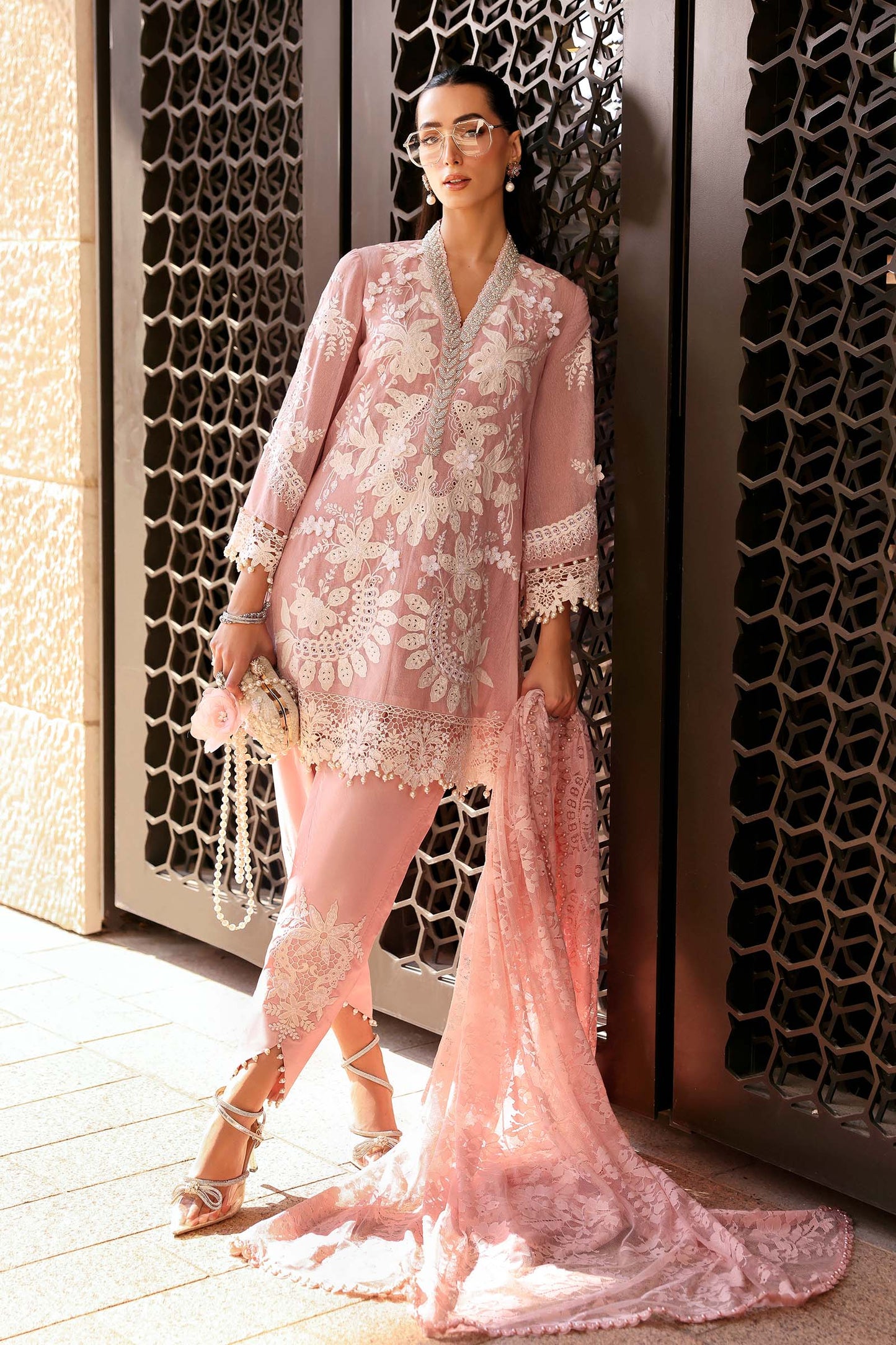 Maria B | Lawn 26 | D-2603-A - Luxury Dress - available at Maria Faisal in UK and USA.