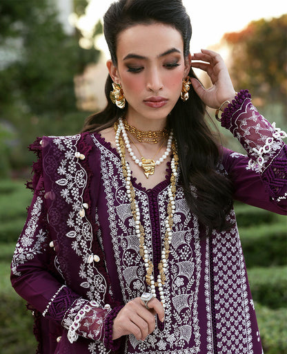 Republic Womenswear | Kalani Eid Luxury Lawn 25 | D3-A - Elara by Maria Faisal - Registered Vendor of : Republic Womenswear - type : Ladies Clothes - 100% original wedding dresses