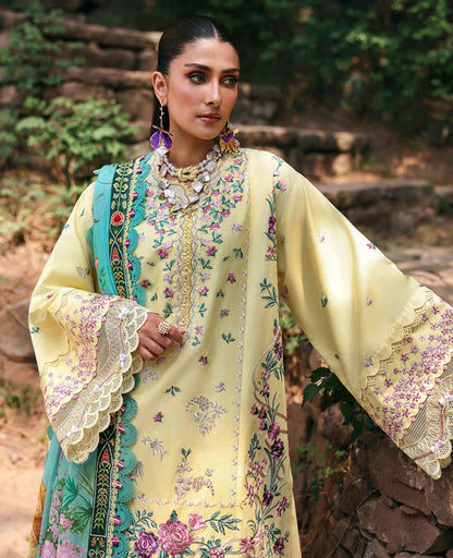 Republic Womenswear | Talia Luxury Lawn 25 | D3-A - Lina by Maria Faisal - Registered Vendor of : Republic Womenswear - type : Ladies Clothes - 100% original wedding dresses