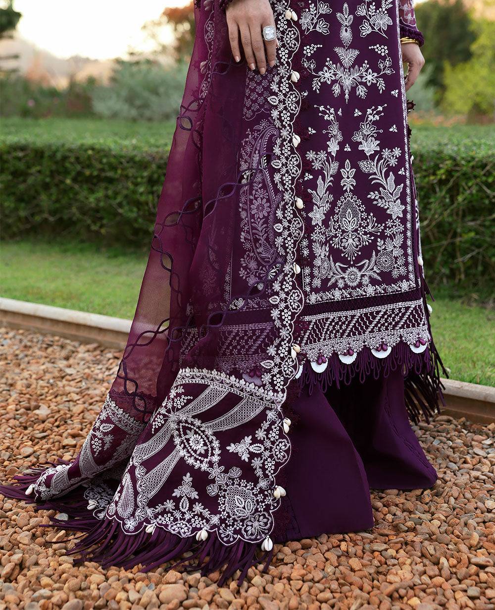 Republic Womenswear | Kalani Eid Luxury Lawn 25 | D3-A - Elara by Maria Faisal - Registered Vendor of : Republic Womenswear - type : Ladies Clothes - 100% original wedding dresses