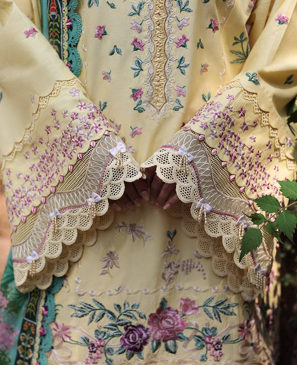 Republic Womenswear | Talia Luxury Lawn 25 | D3-A - Lina by Maria Faisal - Registered Vendor of : Republic Womenswear - type : Ladies Clothes - 100% original wedding dresses