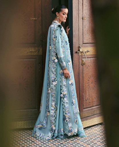 Republic Womenswear | Reine Luxury Lawn 26 | Lilas - Dress - available at Maria Faisal in UK and USA.